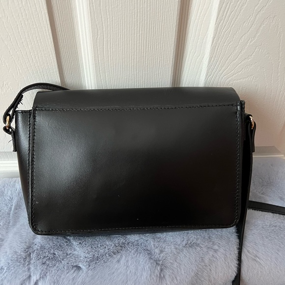Zara Buffalo Leather Crossbody Bag - Picture 6 of 11